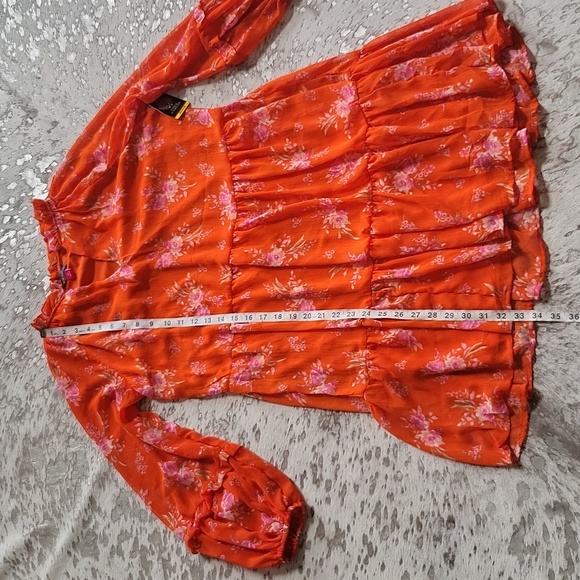 Vince Camuto Floral Print Tunic Dress SzM NWT - Picture 7 of 7